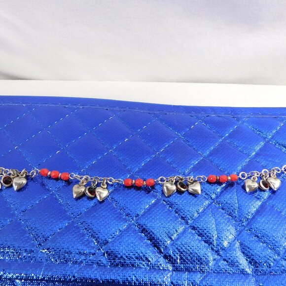 Ladies DV Italy Sterling Silver 925 Coral Bracelet - Picture 1 of 3